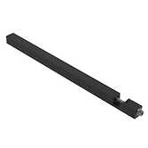Calmark Series 260HTS High Thermal Sawtooth Card-Lok, 5.80" L, Black Anodized