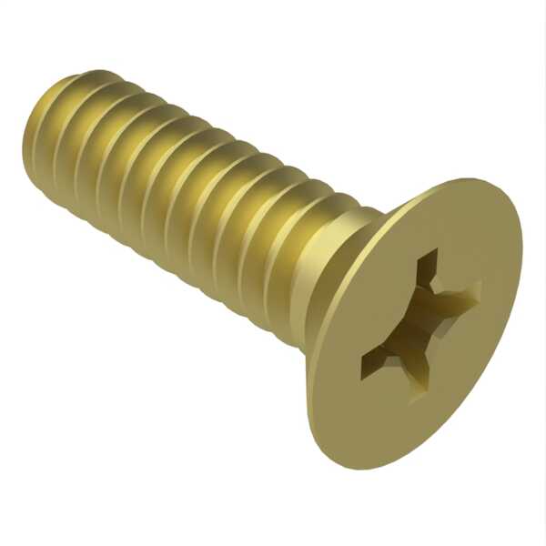 Hardware Specialty M5 X 8mm Long, Phillips, 90 Degree Flat Head