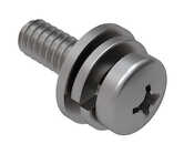 M6 X 16mm Metric Phillips Pan Head Machine Screws With SEMS Lock Washer – Zinc Steel