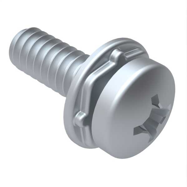 Hardware Specialty M3 X 8mm L, Phillips, Pan Head SEMS Machine Screw