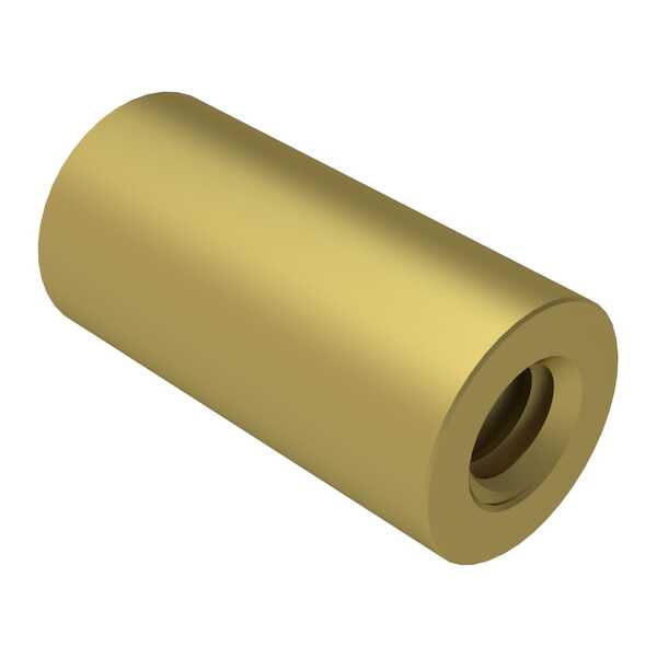 Hardware Specialty 1/4" Round Brass Female Standoff, 440, 1/4" L