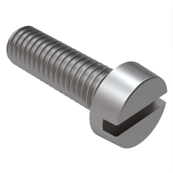FAS M3-0.5 X 10mm Slotted Cheese Head Machine Screws – A2 Stainless Steel, DIN84, Pack Of 50
