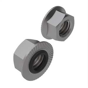 ZAGO M16 Hex Flange Sealing Nut, Stainless Steel, Buna O-Ring