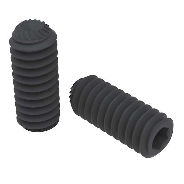 Hardware Specialty 640 X 1/8" Long, Knurled Cup Point, Socket Set