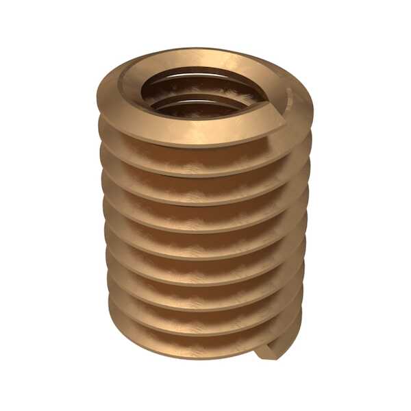 Hardware Specialty KATO CoilThread® Tanged Locking Insert, M2.5X.45 X