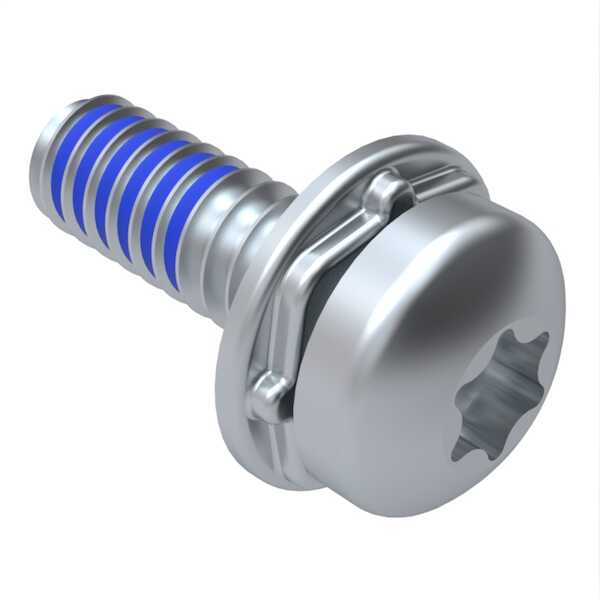 Hardware Specialty M4 X 18mm L, Torx, Pan Head SEMS Machine Screw