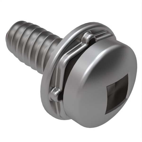 Hardware Specialty M3 X 6mm L, Square, Pan Head Taptite SEMS Machine