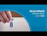 SpotSee ShockWatch WarmMark Temperature Indicator, 8°C / 46°F