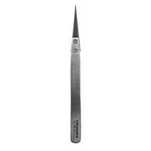 Tonex Precision Tweezer, Stainless Steel with Replaceable Carbon Fiber Tips, Strong Flat Tip, Fine, Style 00