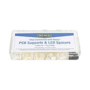 Heyco PCB Supports and LED Spacers LabKit #10, Sample Kit