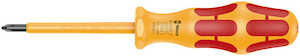 Wera Tools 1062 i PH VDE-Insulated Kraftform Phillips-head Screwdriver, PH 1 x 80 mm