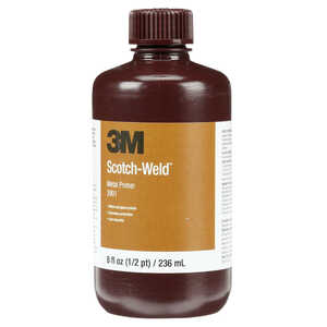 3M Scotch-Weld Metal Primer 3901, Red, .5 Pint Can, 12/Case