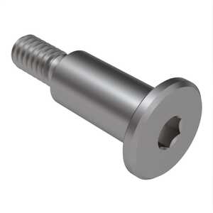 ASM .1245" X 1/8" L, Ultra Low Head Precision Socket Shoulder Screw, Stainless Steel, 3/32" Head Height