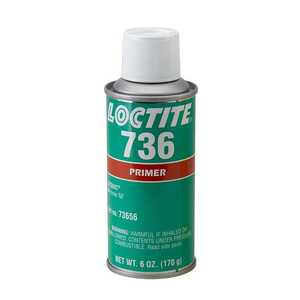 Loctite 736 Adhesive Primer, 6 oz Aerosol Can, Amber - Obsolete