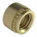 Self-Clinching Nut, 4-40 x 3, Carbon Steel, Zinc Yellow