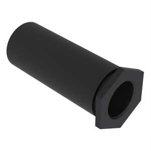 Self-Clinching Unthreaded .116" Thru-Hole Standoff, .165" O.D., .437" L, Steel, Zinc Black
