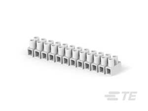 TE Connectivity 12 Position Barrier Strip, Wire-to-Wire, 8 mm Centerline, 1 Row, 250 V, 26 – 12 AWG, .12 – 3.3 mm² Wire