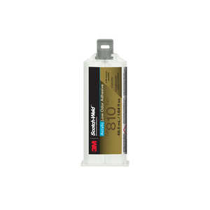 3M Scotch-Weld Low Odor Acrylic Adhesive DP810, Tan, 48.5 mL Duo-Pak, 12/Case