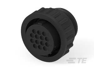 AMP 14 Position Circular Power Connector, Housing, 600 VDC, Wire-to-Wire, Wire & Cable, Plug, Socket, Power & Signal, Shell Size 17, Straight, Free-Hanging Cable Mount