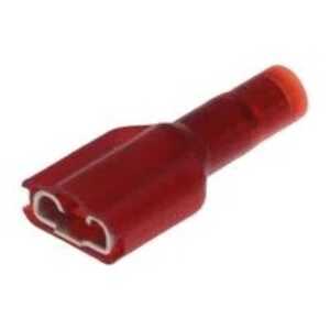 Molex QUICK DISCONNECT, FEMALE, 18-22 AWG, 6.35 X 0.81MM, Fully Insulated, Red, 1000/Reel