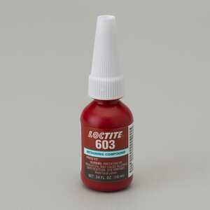 Loctite 603 High Strength Retaining Compound, 10 mL Bottle, Green
