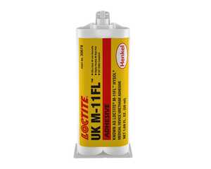 Loctite UK M-11FL Polyurethane Adhesive, 50 ml Dual Cartridge, Clear