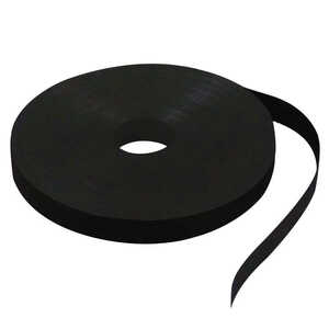 Richco Hook & Loop Kwik Wrap Roll, 5 Yard L, Nylon, Black
