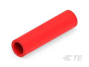 AMP Plasti-Grip Parallel Splice, 22-16 AWG, Copper, Tin Plated, Vinyl Insulated, Serrated, 19.30mm L, 3.05mm I.D., Closed Barrel, Red, 1000/Pack