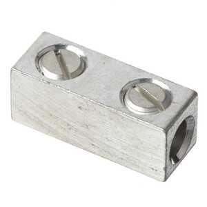 Panduit Splicer/Reducer, Aluminum, Dual Rated, # 14-# 2 AWG, Length 1.38"