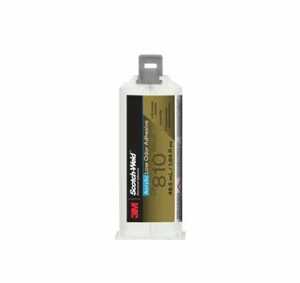 3M Scotch-Weld Low Odor Acrylic Adhesive DP810, Black, 48.5 mL Duo-Pak, 12/Case