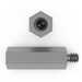 Lyn-Tron 1/2" Hex Stainless Steel Male-Female Standoff, 5/16-18, 3/4"L