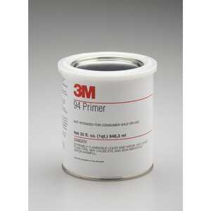 3M Tape Primer 94, Light Yellow, 1 Quart Can, 12/Case