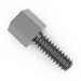RAF 3/16" Steel Hex Jack Screws, 3/4"L, Zinc Yellow
