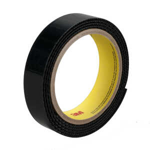 3M Hook Fastener SJ3526N, Black, 1" x 50 yd, 3/Case