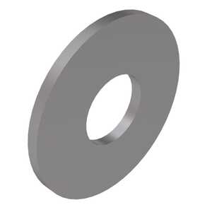 0.219" Fender Washer, 2" OD, .051" - .080" Thickness, Stainless Steel