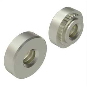 Self-Clinching Nut, M3 x 0.5 x 1, Grade 8 Steel, Zinc Nickel