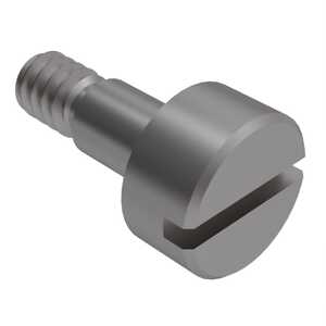 1/4" X 1" Slotted Shoulder Screw, Stainless Steel