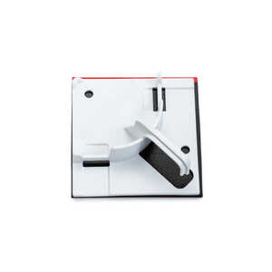 HellermannTyton Acrylic Adhesive Anchor Mount, 2.4 x 2.4", Polyamide, White, 50/bag