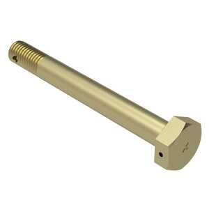 #10-32 x 1-1/2" Grip Length, Drilled Thread/Head, Aircraft Machine Bolt, Steel, Cadmium. AN3-H15