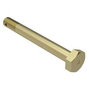 #10-32 x 1" Grip Length, Drilled Thread, Aircraft Machine Bolt, Steel, Cadmium. AN3-13