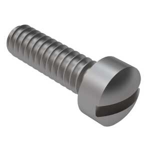 #2-56 x 1/2" Long, Fillister Head Machine Screw, Slotted, Stainless Steel, AN500D2-8