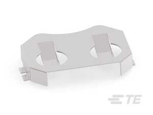 TE Connectivity Surface Mount CR2032 Battery Holder, 1 Position, Horizontal, 1 Cell, 500/Bulk