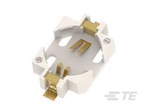 TE Connectivity Surface Mount CR1632 Battery Holder, 1 Position, Horizontal, 1 Cell, 450/Reel