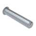 Self-Clinching Flush Head Stud, 1/4-20 x 0.875" L, Steel, Zinc