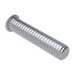 Self-Clinching Flush Head Stud, 10-32 x 0.5" L, Aluminum