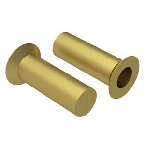 Countersunk Head Blind Rivet Nut, 1/2"-20 Thread Size, 5/8" Body Dia., .426-.526" Grip Range, Keyless Closed End, Carbon Steel, Cadmium