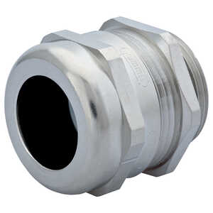 Sealcon EMC Liquid Tight Cord Grip, 3/8" NPT Thread, 4 - 8 mm Cable Size, Brass, Nickel