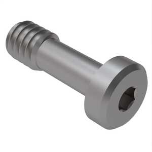 ASM 4-40 X 3/8" Low Head Socket Captive Screw, Hex Drive, Stainless Steel, Passivated
