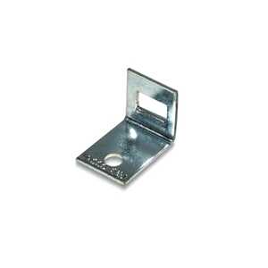 Deltec Cable Tie Metal Hanger for Deltec Strap, Zinc Plated Steel, Length of 22.5mm (0.885 Inch), Width of 22.2mm (0.87 Inch), Height of 29.8mm (1.175 Inches), Mounting Hole Diameter of 6.9mm (0.27 Inch), 50 Pack