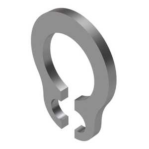 0.094" External Retaining Ring, Stainless Steel, Passivated. MS90707-4009